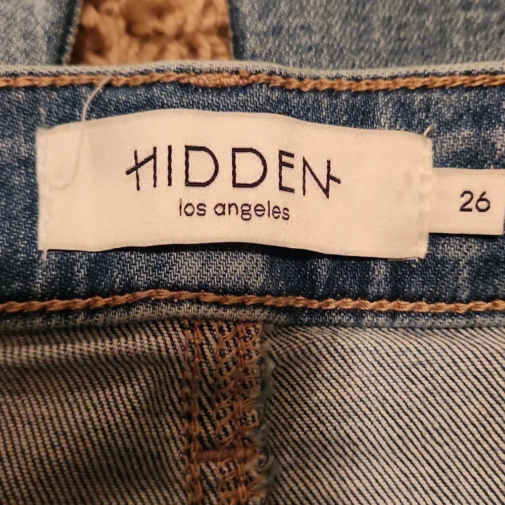 Hidden Distressed Blue Women's Flare Jeans Size 26 - Picture 8 of 10